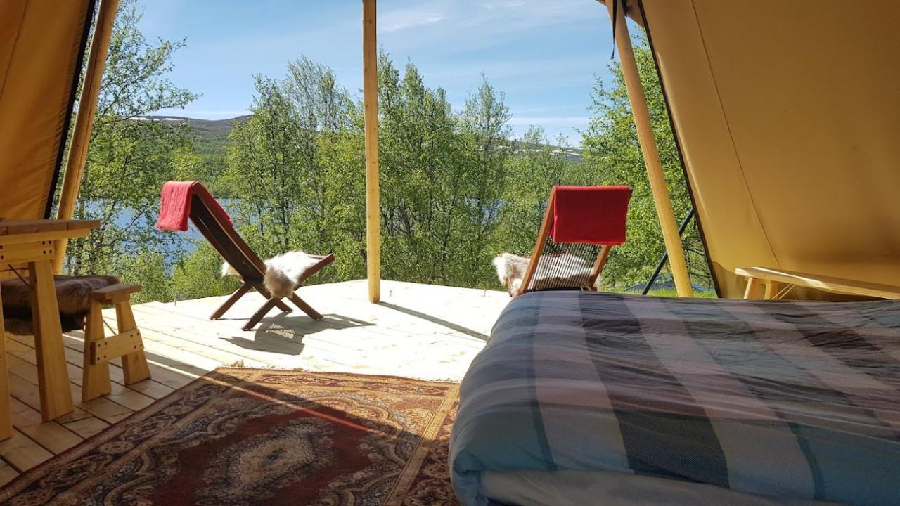 Fjallnaes Camping & Lodges Ostra Malmagen Eksteriør bilde